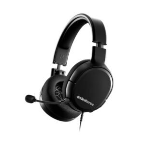 SteelSeries Artis 1 Wired Gaming Headset, Detachable Microphone, On-Headset Controls, For PC, Playstation, Xbox & Switch