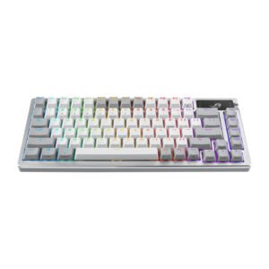 Asus M701 Rog Azoth 75% RGB Wireless Mechanical Gaming Keyboard NX Snow Switch Refined Linear (Arabic) - White
