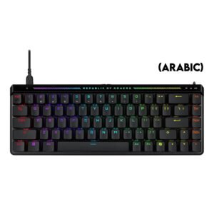 Asus M605 Rog Falchion Ace HFX 65% Wired Analog Gaming Keyboard Magnetic Switch Linear And Speedy (Arabic) - Black