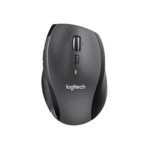 Logitech M705 Marathon Wireless Mouse 36Month Battery Life, Smart Wheel Fast Scrolling, Large Size Grip - Black