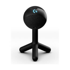 Logitech Yeti ORB Condenser RGB Gaming Mic With LightSync, Removeable Desktop Stand, USB-C To USB-A