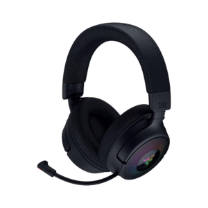 Razer Kraken V4 Wireless Gaming Headset: 2.4GHz, Bluetooth, USB - Wideband Mic - Quick Volume Adjust - 9 Zone RGB Lighting - for PC, Mac, PS5, Nintendo Switch, Steam Deck, Smartphone - Black