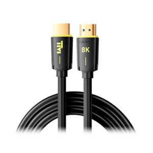 Twisted Minds HDMI 8K HD Cable Supports 8k@60Hz As Specified HDMI 2.1, 48Gbps, VRR Support, Dolby Atoms, Golden Plated