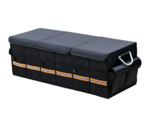 100L Heavy Duty Collapsible Trunk Organiser with Lid