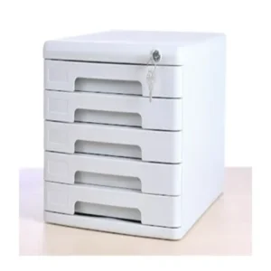Deli 5 Drawer Gray File Cabinet 9778